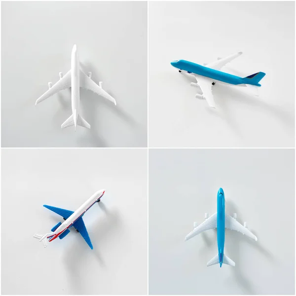 Αεροπλάνο Μοντέλο Απομονωθεί Λευκό — Φωτογραφία Αρχείου