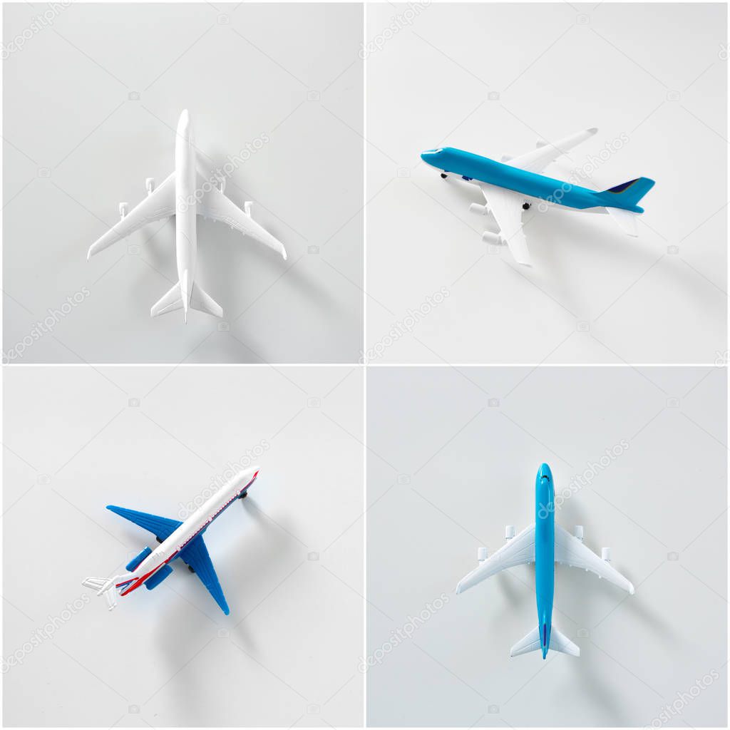plane model isolated on white