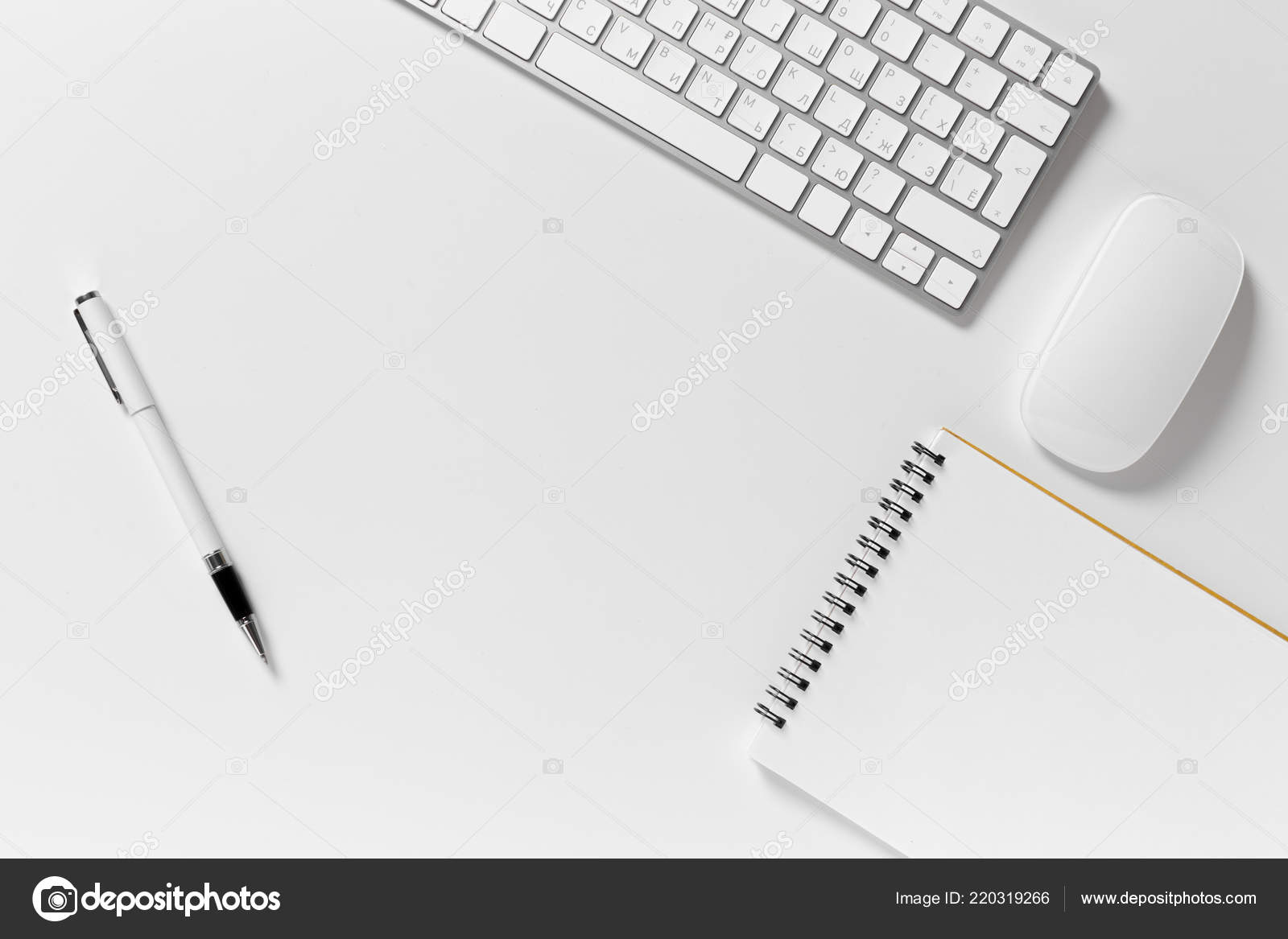 Office Desk Top View Background Stock Photo by ©Fotofabrika 220319266