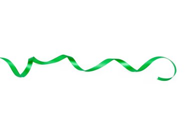 Şerit üzerinde beyaz izole