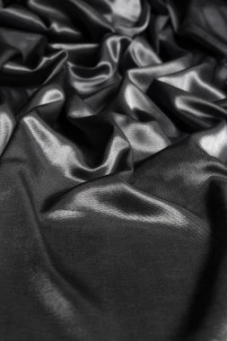 Siyah ipek kumaş arkaplanı