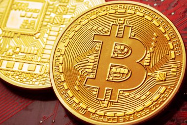 Bitcoin ve bir bilgisayar grafik kartı