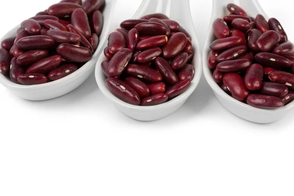 Red Beans Isolated White Background — Stock Photo, Image