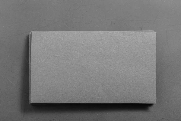 Cartão Comercial Branco Mock — Fotografia de Stock