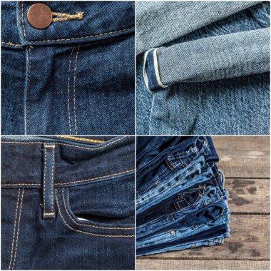 kolaj mavi jean kumaş ürünleri