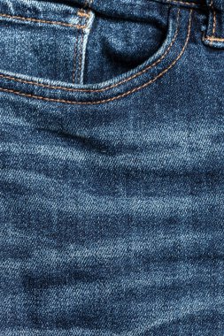 Mavi jeans dokusuna yakın çekim