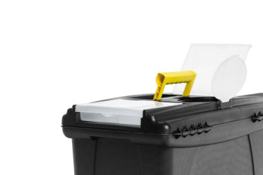 Beyaz arka plan üzerinde izole araç kutusu