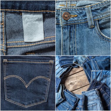 kolaj mavi jean kumaş ürünleri