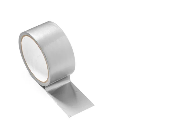 Roll Duct Tape Isolated White Background Close — Stock Photo, Image