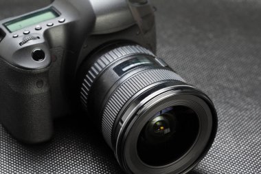 ayrıntılarda modern Dijital Slr fotoğraf makinesinin yakın çekim 