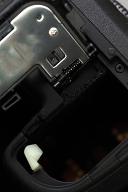 ayrıntılarda modern Dijital Slr fotoğraf makinesinin yakın çekim 