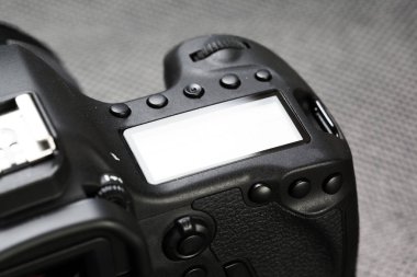 ayrıntılarda modern Dijital Slr fotoğraf makinesinin yakın çekim 