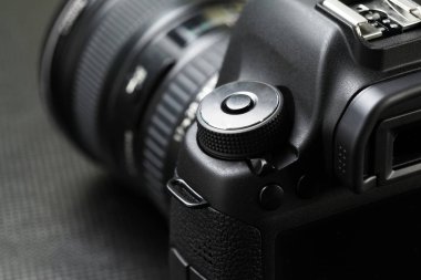 ayrıntılarda modern Dijital Slr fotoğraf makinesinin yakın çekim 