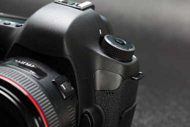 ayrıntılarda modern Dijital Slr fotoğraf makinesinin yakın çekim 