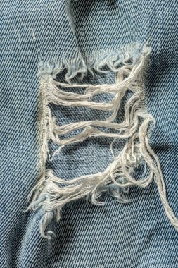 Mavi jeans dokusuna yakın çekim