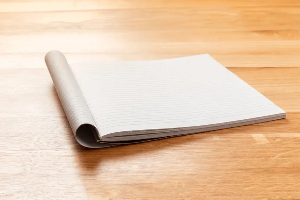 Blank Notebook Table — Stock Photo, Image