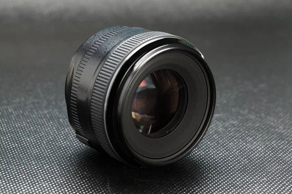 Close Modern Camera Lens Details — Stock Photo, Image