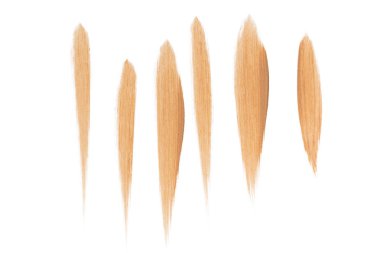 lekeli Vakfı doğal beyaz arka plan üzerinde makyaj