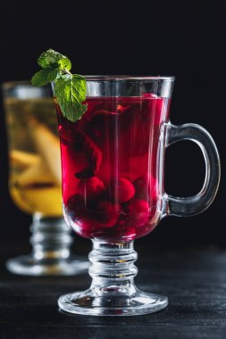 sıcak kızılcık çay