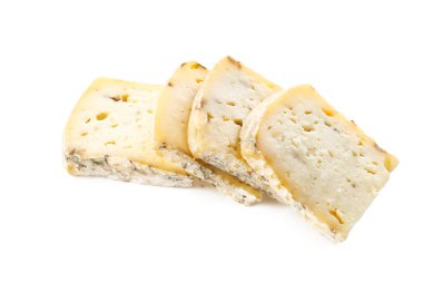 Peynir beyazda izole