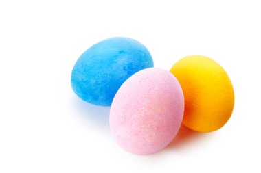 Paskalya renkli yumurta tatil dekorasyon 