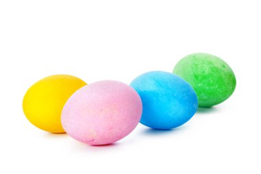 Paskalya renkli yumurta tatil dekorasyon 