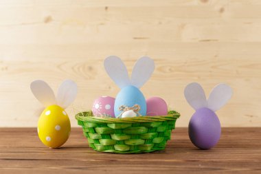 tatil dekorasyon, Paskalya arka plan.