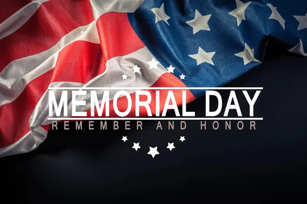 Memorial Day Background American Flag — Stock Photo, Image