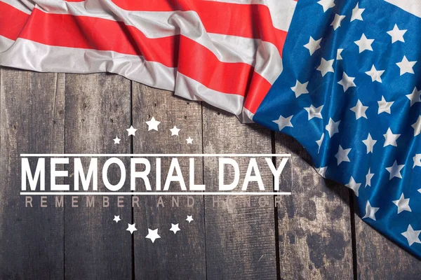 Memorial Day Background American Flag — Stock Photo, Image
