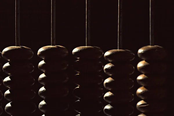 Κοντινό Πλάνο Της Παλιά Ξύλινα Άβακας — Φωτογραφία Αρχείου
