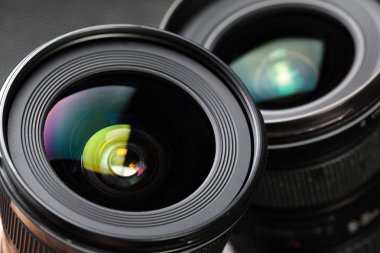 modern kamera lens ayrıntılarda yakın çekim  