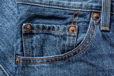 Mavi jeans dokusuna yakın çekim