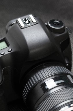 ayrıntılarda modern Dijital Slr fotoğraf makinesinin yakın çekim 