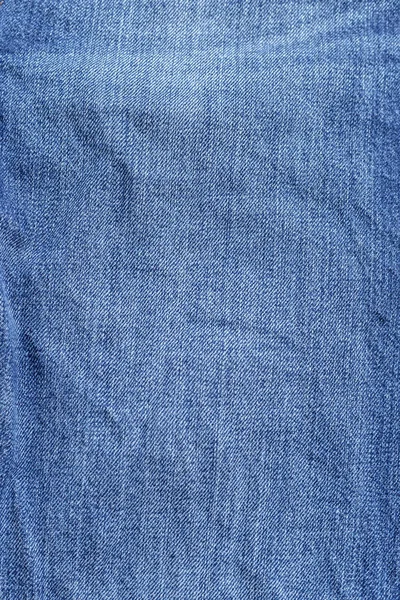Close Textura Tecido Jeans Azul — Fotografia de Stock