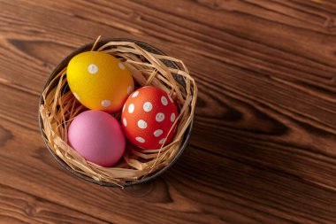 mutlu tatiller, renkli Paskalya arka plan