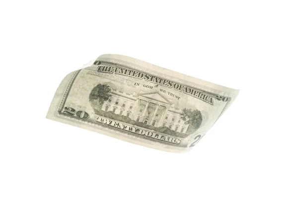 Dollar Isolated White Background Business Concept — Stock Photo, Image