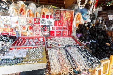 arka plan üzerinde Hatıra Eşyası ile alışveriş, yakın çekim