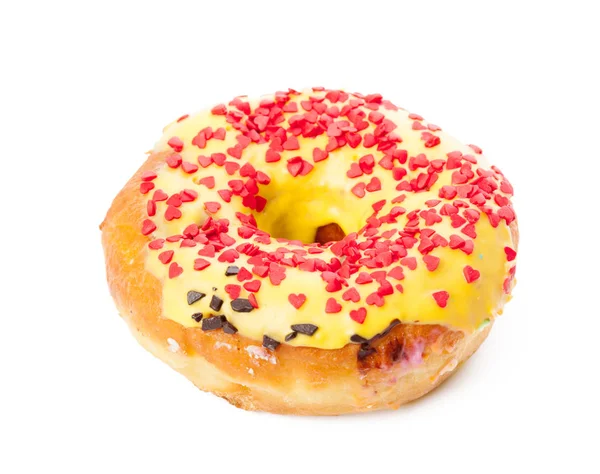 Sweet Donut Isoliert Auf Weißem Hintergrund — Stockfoto