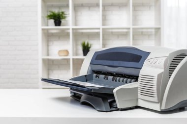 ofiste modern yazıcının yakın çekim