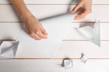 renkli origami kağıt figürleri Close-up