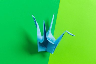 renkli origami kağıt figürleri Close-up