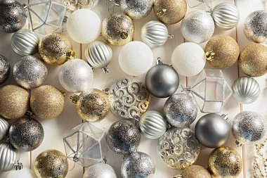 Noel tatil süslemeleri görünümü kapatın