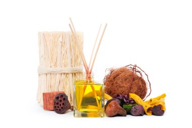 Oda spreyi üzerinde izole beyaz arka plan sopa 