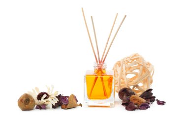 Oda spreyi üzerinde izole beyaz arka plan sopa 