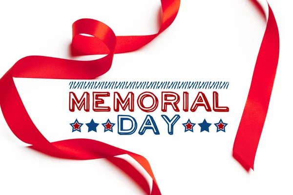 Composite Image Memorial Day Holiday Concapt American Flag — Stock Photo, Image