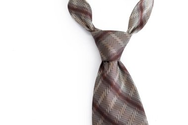 Beyaz arka plan üzerinde izole rahat kravat