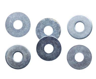 Beyaz arka plan üzerinde izole iş araçları yakın çekim 