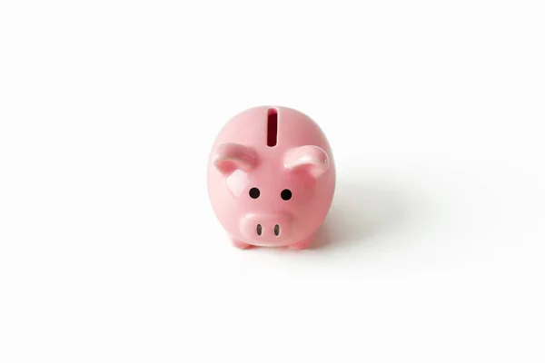 Piggy Bank Geïsoleerd Witte Achtergrond — Stockfoto