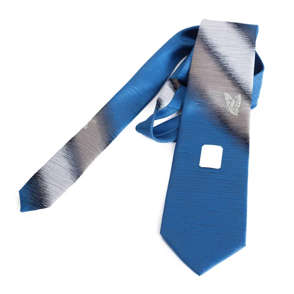 Cravată Colorată Izolată Fundal Alb — Fotografie, imagine de stoc