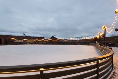 Çizik doku dondurulmuş. Grunge beton arka plan